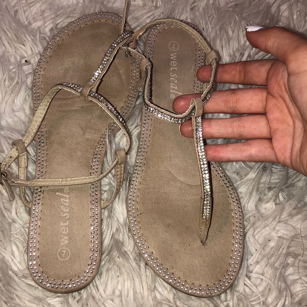 Nude sandals
